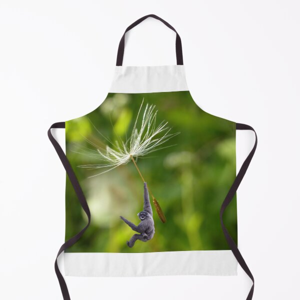 Item preview, gibbon floating on a dandelion seed designed and sold by 6059.