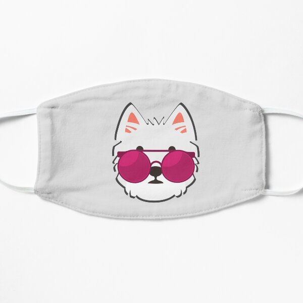 Westie Face With Sunglasses Mask