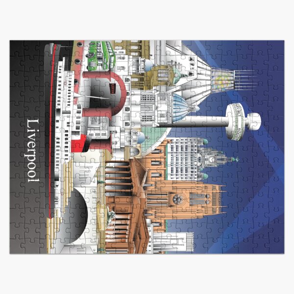 "Liverpool City, UK" Jigsaw Puzzle for Sale by Royisaacs Redbubble