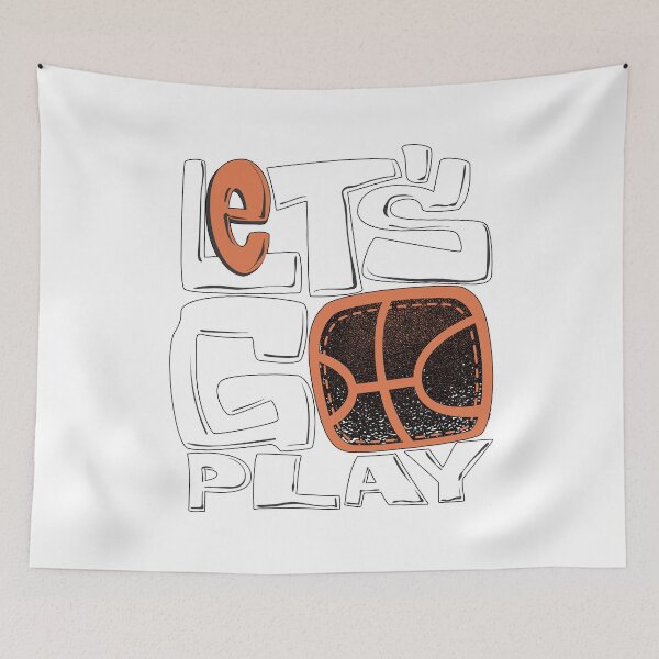 Item preview, Let's Go Play Basketball designed and sold by JTS STORE.