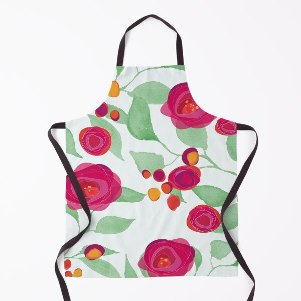Item preview, Red Blooms Pattern designed and sold by Artskratch.