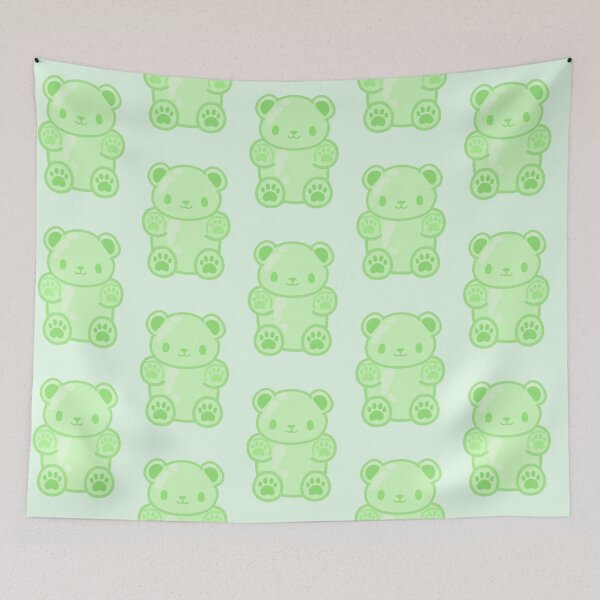 Item preview, Pastel Green Gummy Bear  designed and sold by ItsChillJill.