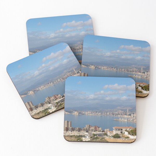 Item preview, Benidorm Spain Elevated View designed and sold by acceleratorhams.