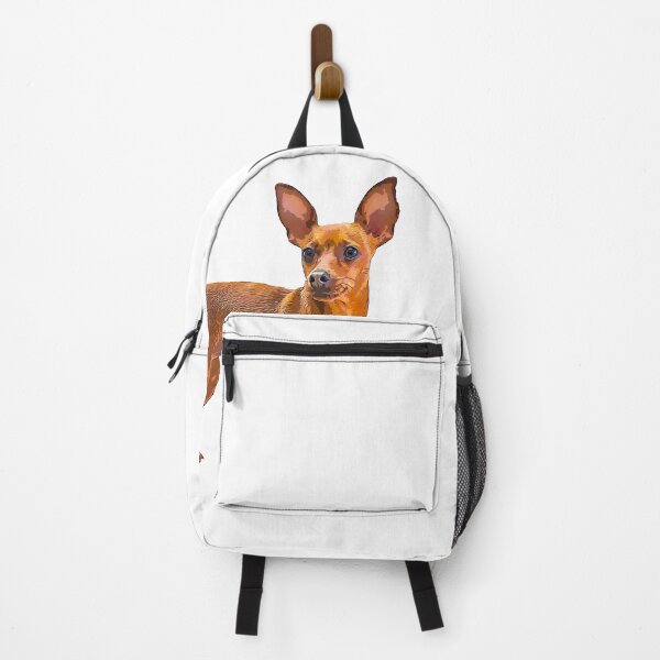Item preview, Miniature Pinscher Red Cute Puppy Dog designed and sold by ElegantCat.