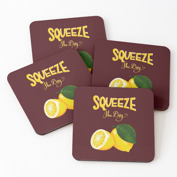Item preview, Squeeze the day_ Lemon Sign designed and sold by KStudioCreation.
