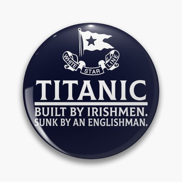 Item preview,  Funny Titanic Vintage Cruise Sinking Ship Atlantic Ocean Built By Irishmen designed and sold by TopTeeShop.