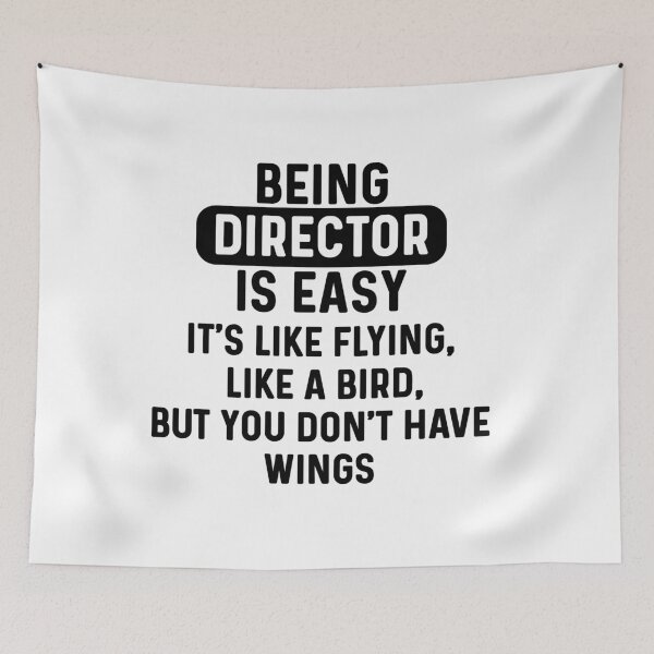 Item preview, Being director is easy. humorous quote designed and sold by bumperapparels.