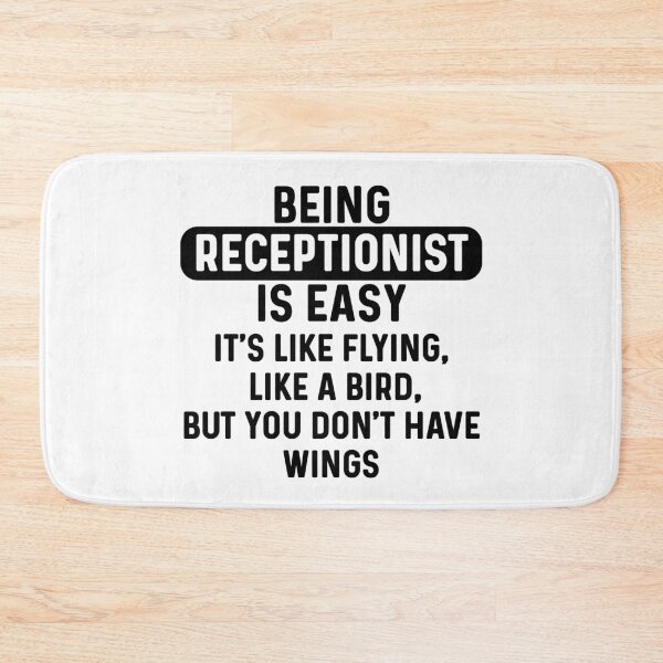 Item preview, Being receptionist is easy. humorous quote designed and sold by bumperapparels.