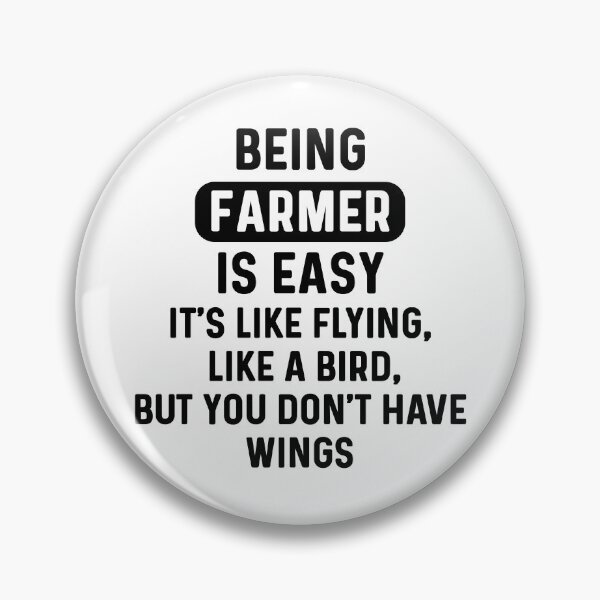 Item preview, Being farmer is easy. humorous quote designed and sold by bumperapparels.