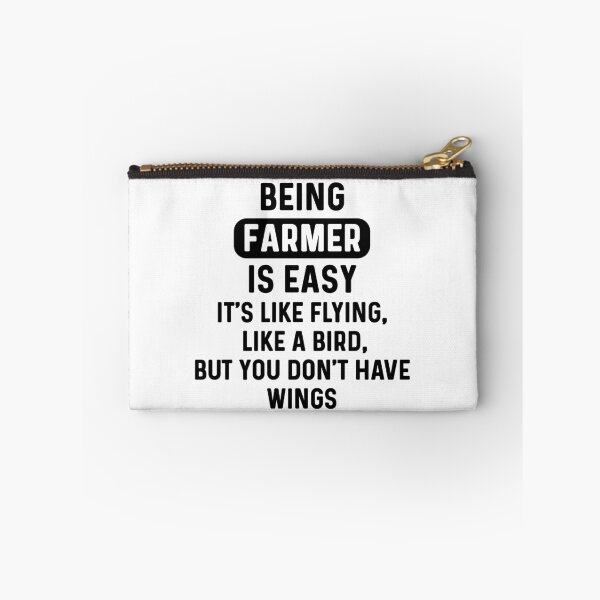 Item preview, Being farmer is easy. humorous quote designed and sold by bumperapparels.