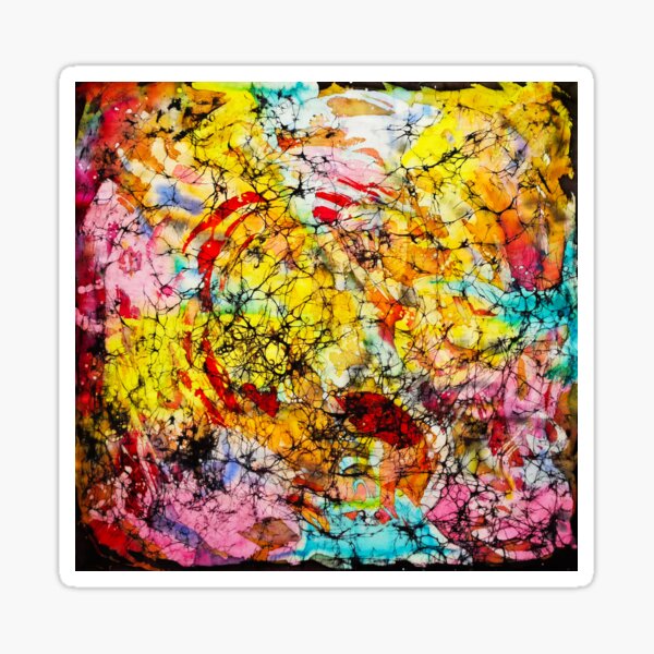 Swirl of colors Sticker