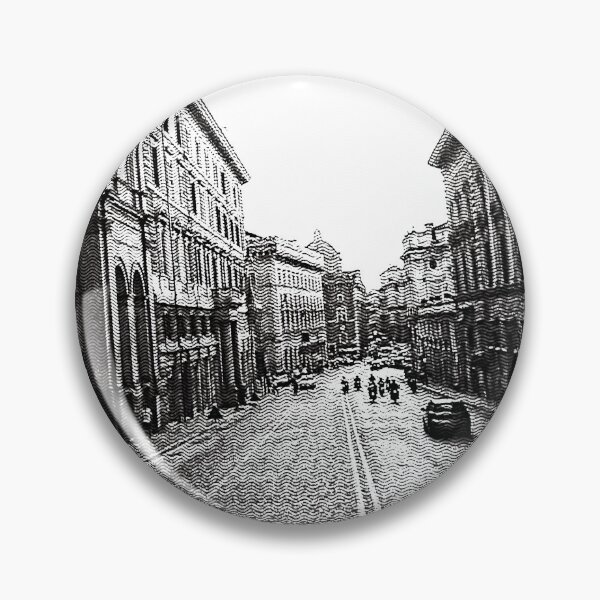 Item preview, Vintage Retro Style Rome City Streets Italy Black and White Photograph Print designed and sold by borednomad.