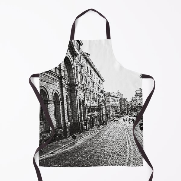 Item preview, Vintage Retro Style Rome City Streets Italy Black and White Photograph Print designed and sold by borednomad.