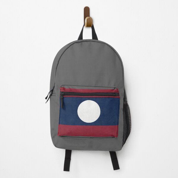 Item preview, Laos Flag designed and sold by Leslie Montgomery Art.