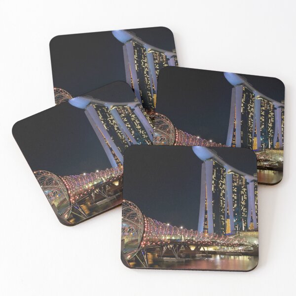 Item preview, Singapore Helix Bridge and Marina Bay Sands Hotel designed and sold by tpixx.