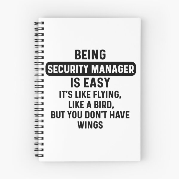 Item preview, Being security manager is easy. humorous quote designed and sold by bumperapparels.