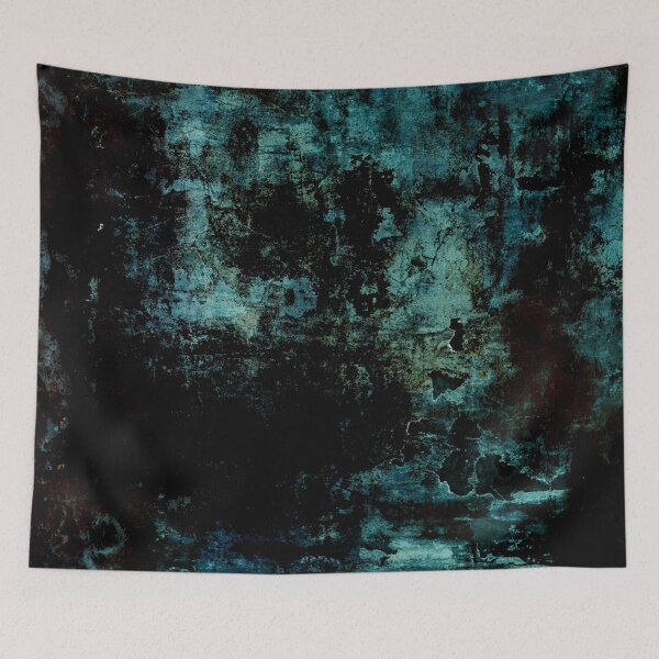 Item preview, Deep Blue Soul - Black and blue abstract designed and sold by Printpix.