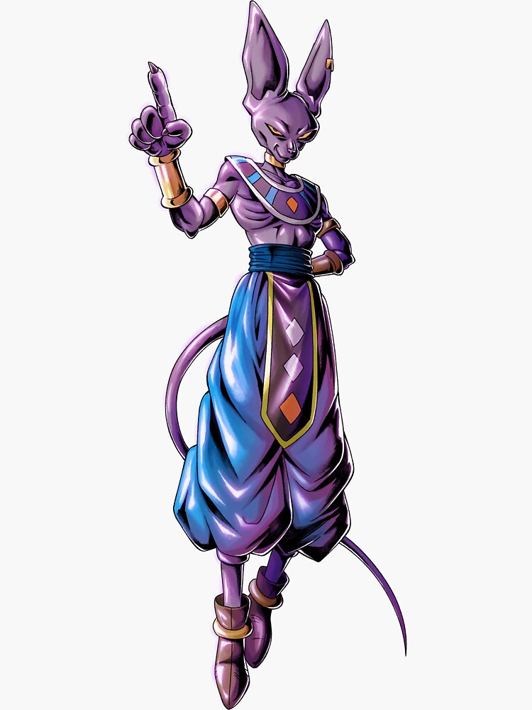 Dragon Ball Beerus Pose Sticker For Sale By Animel0v3r Redbubble 2801