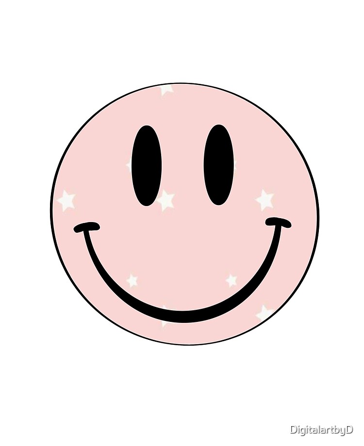 Pink Star Smiley Face Pink Star Smiley Face