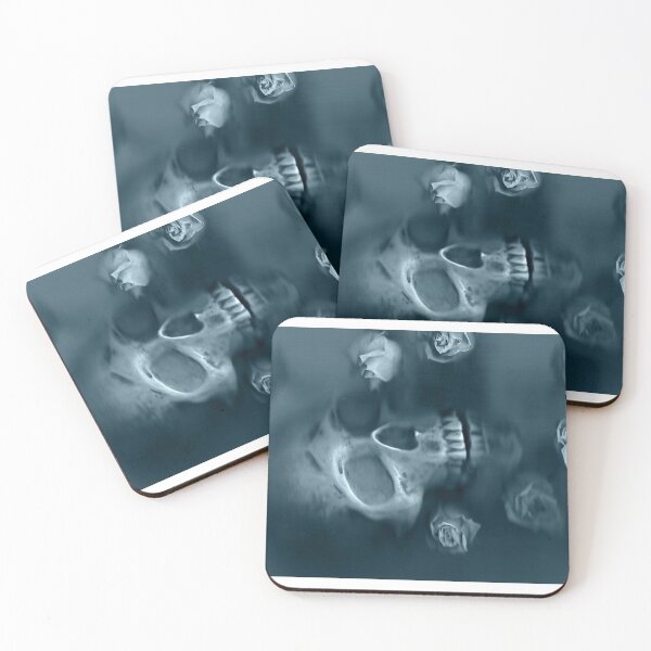 Item preview, Skull 7 roses designed and sold by Kate Carey Peters.