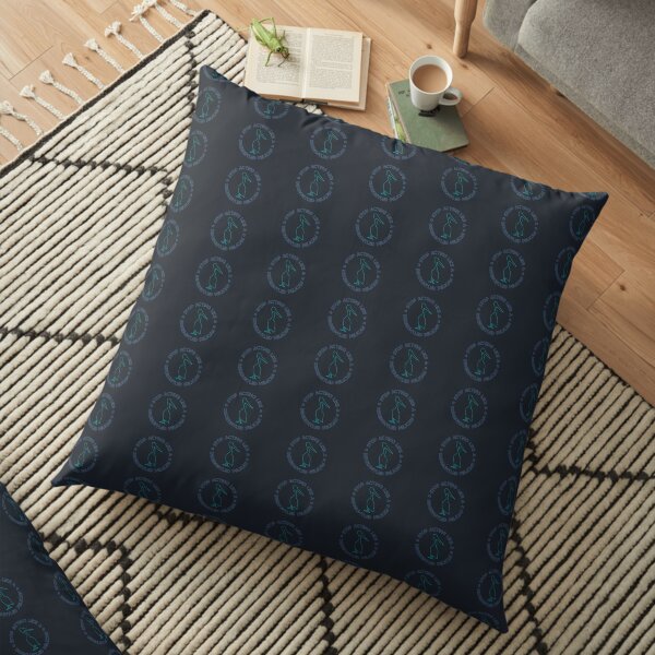 Disgruntled Pelican (Blue) Floor Pillow