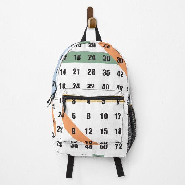 Item preview, times table (multiplication) on white background designed and sold by close-up.biz.