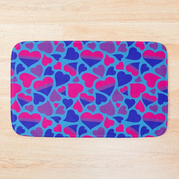 Item preview, Bisexual Pride Hearts  designed and sold by WingMarks.