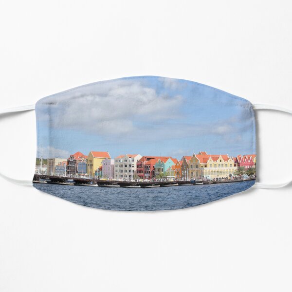 Colorful Houses of Willemstad, Curacao Mask