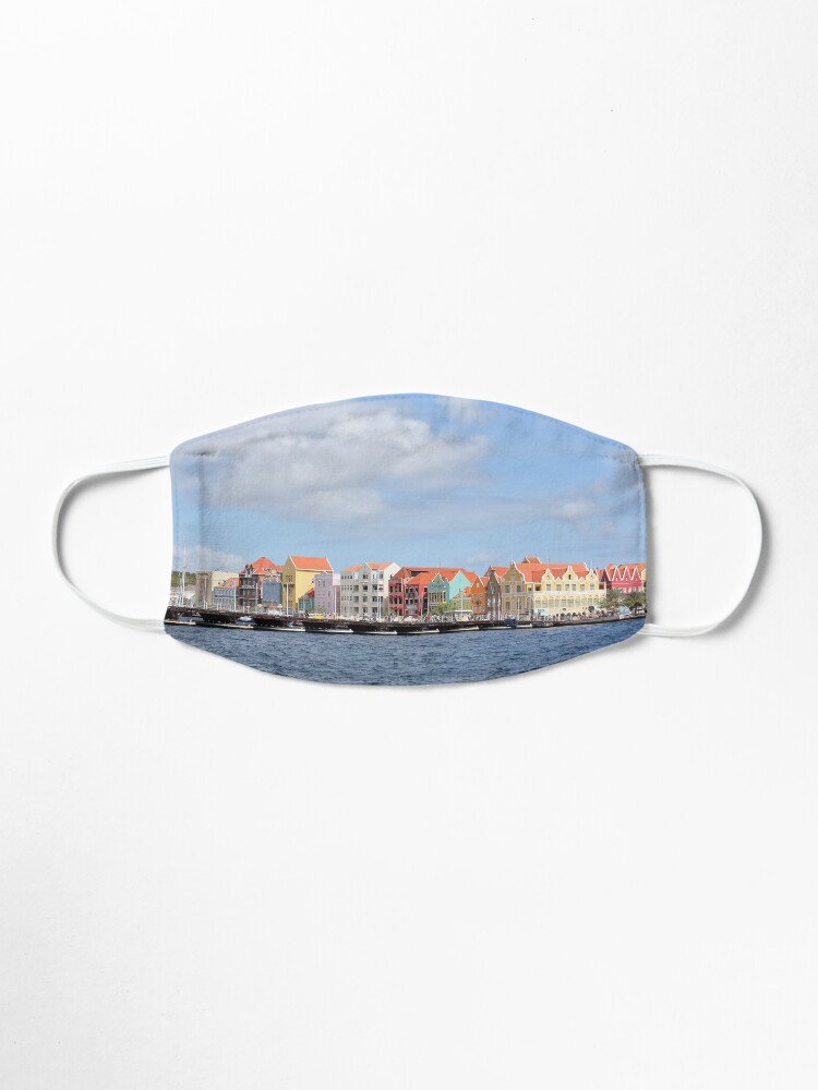 Alternate view of Colorful Houses of Willemstad, Curacao Mask