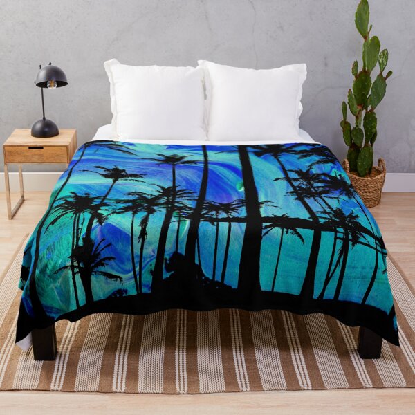 Item preview, Cool Blue Island Style Palm Tree dreams designed and sold by plzLOOK.