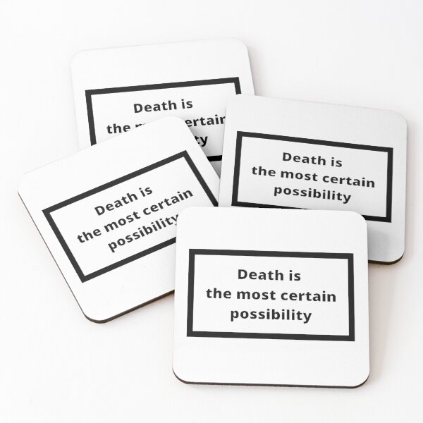 Item preview, Death is the most certain possibility designed and sold by Omeris.