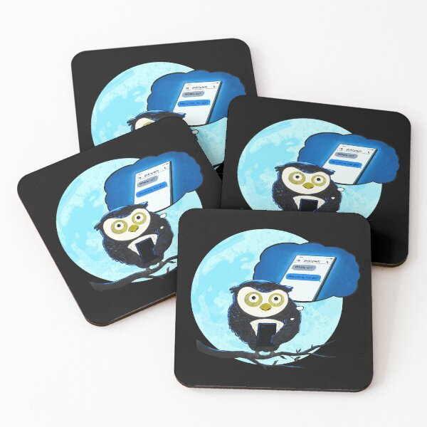 Item preview, Night Owl with New Phone, Hoo dis? designed and sold by borednomad.