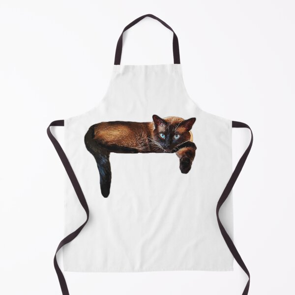 Item preview, Siamese Cat Kitten Laying Down designed and sold by ElegantCat.
