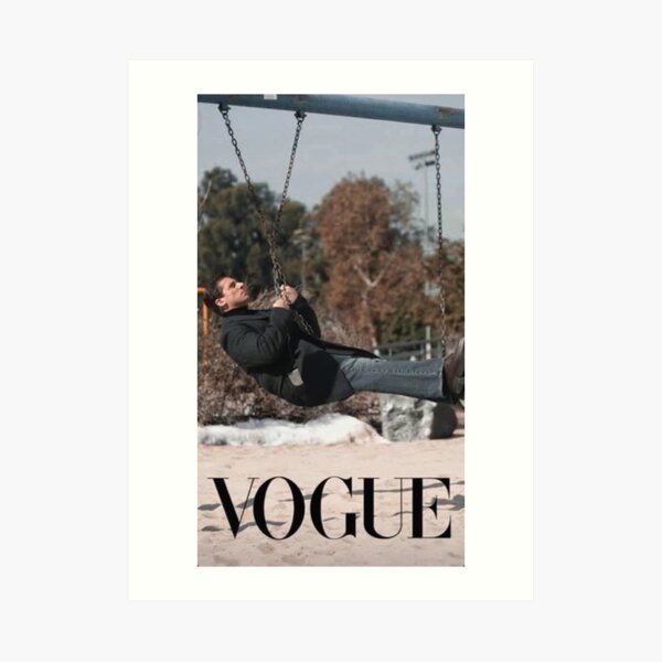 Michael Scott, Vogue, The Office, Vogue Challenge Art Print