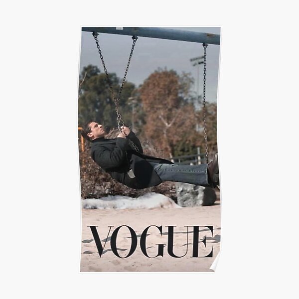 Michael Scott, Vogue, The Office, Vogue Challenge Poster