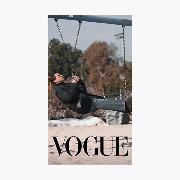 Michael Scott, Vogue, The Office, Vogue Challenge Photographic Print