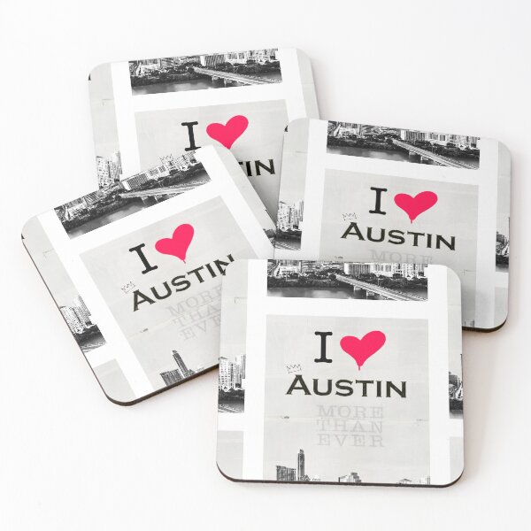 Item preview, LOVE Austin Texas Pop Art Urban San Antonio Vintage MORE Than Ever City Crown Homeland Wanderlust designed and sold by ExquisiteShots.