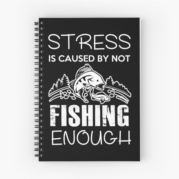 Item preview, Stress is caused by not fishing enough - Funny fishing lover Gift designed and sold by Teenation9.