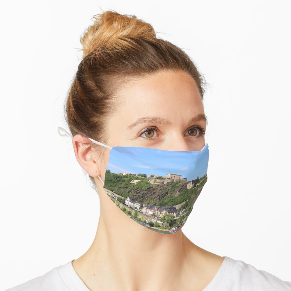Koblenz with fortress Ehrenbreitstein Mask