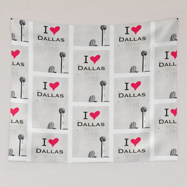 Item preview, LOVE Dallas Texas Pop Art Urban San Antonio Retro City Vintage MORE Than Ever City Crown Homeland Wanderlust designed and sold by ExquisiteShots.