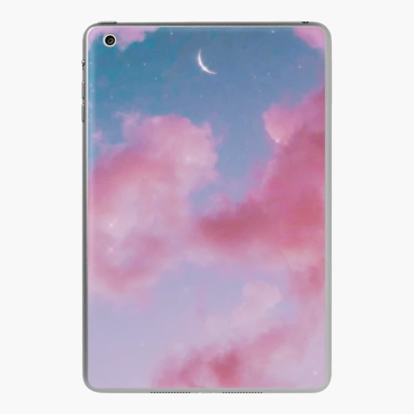 Aesthetic Cotton candy clouds pink pastel sparkling sky iPad Case & Skin  for Sale by samararibas