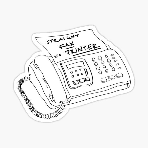 Item preview, Straight fax no printer designed and sold by agathecad.