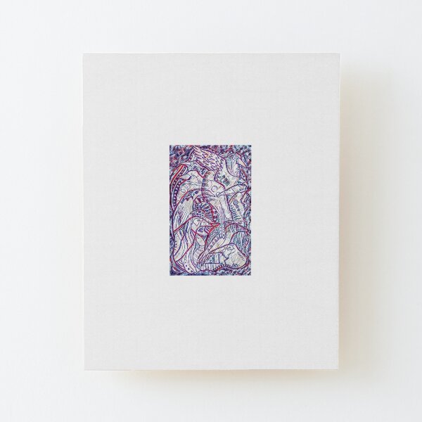 BIRDS Wood Mounted Print