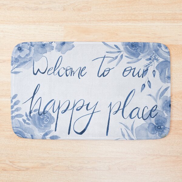 Item preview, Welcoming sign BLUE designed and sold by VioletaBaez.