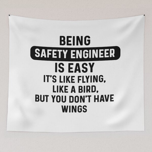 Item preview, Being safety engineer is easy. humorous quote designed and sold by bumperapparels.
