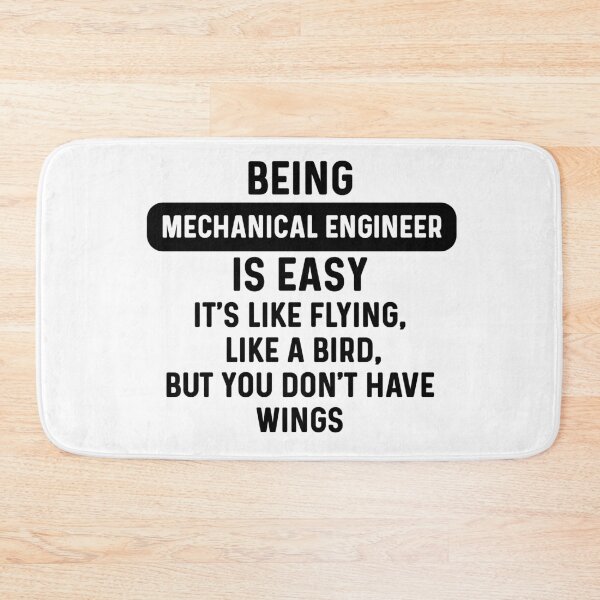 Item preview, Being mechanical engineer is easy. humorous quote designed and sold by bumperapparels.