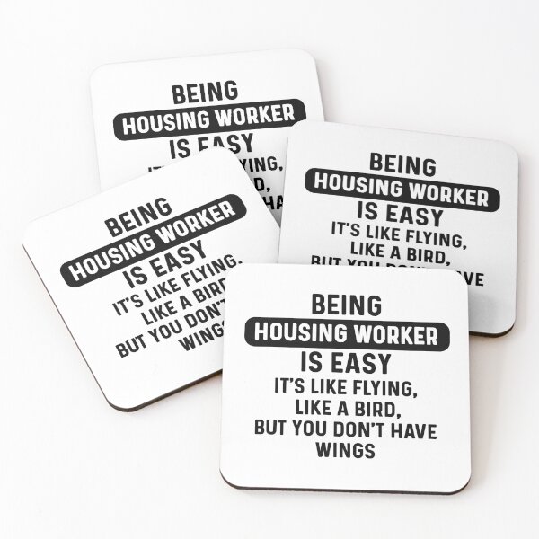 Item preview, Being housing worker is easy. humorous quote designed and sold by bumperapparels.
