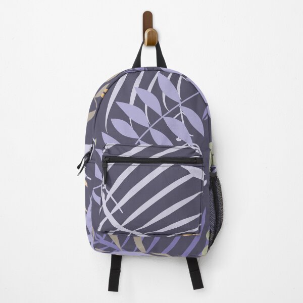 Item preview, Tropical Leaf Floral Pattern Purple and Light Green Pastel Colors Tones designed and sold by borednomad.