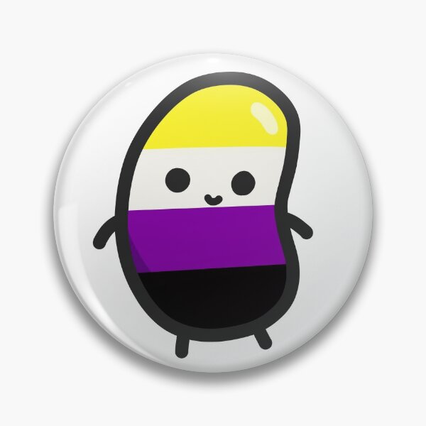 Item preview, Nonbinary Pride Bean designed and sold by dododenise.