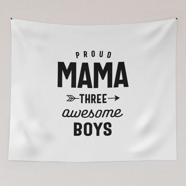 Item preview, Proud Mama three awesome boys Mothers Day Gift designed and sold by cidolopez.
